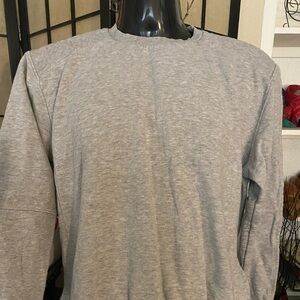 Divided Gray Crewneck Long Sleeve Top